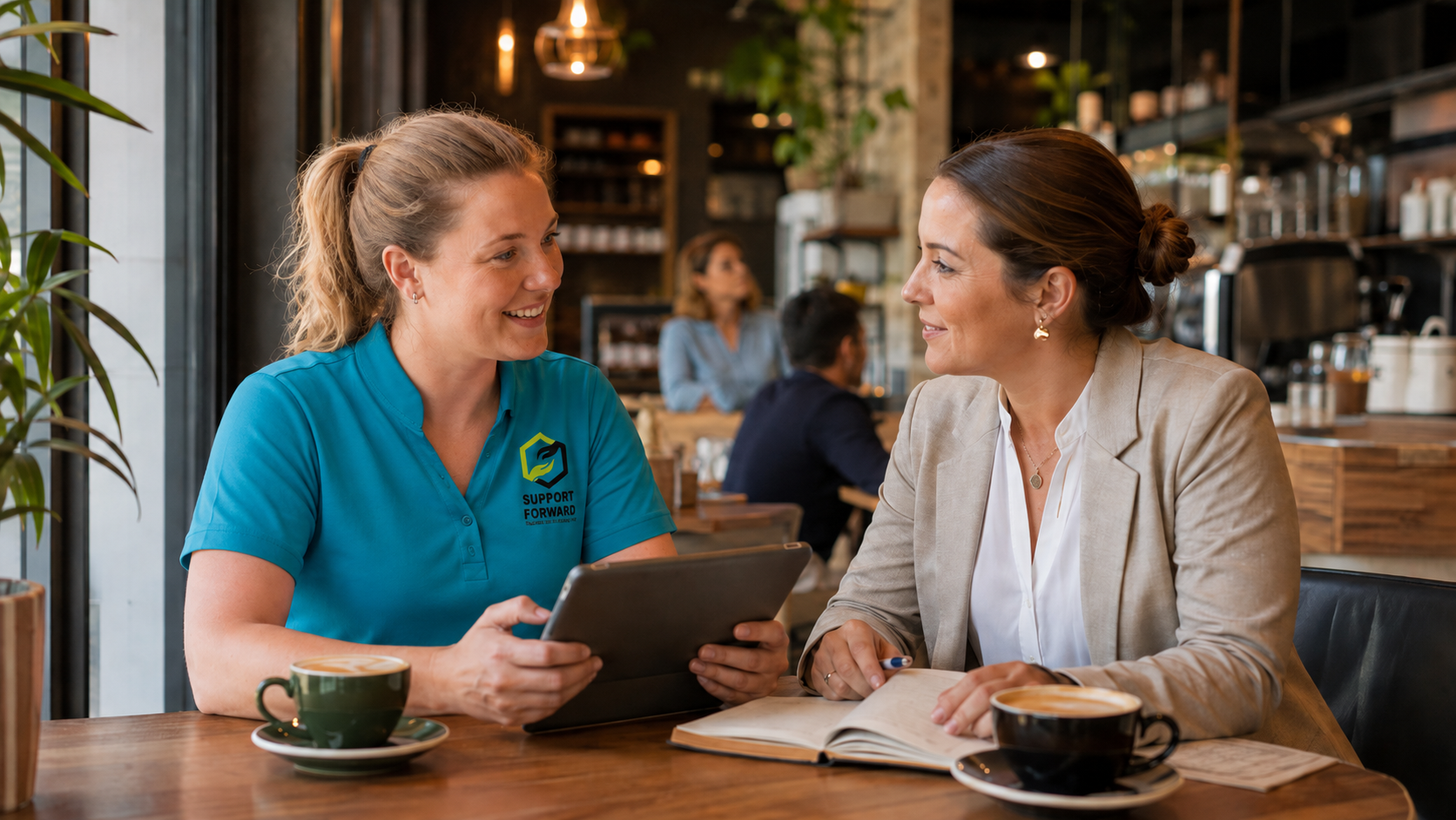 Support coordinator in professional referral discussion